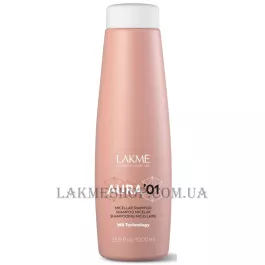 LAKME Aura '01 Micellar Shampoo - Міцелярний шампунь (крок 1)