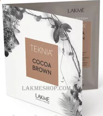 LAKME Teknia Color Refresh Cocoa Brown - Набір пробників