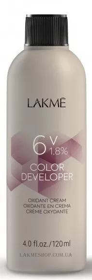 LAKME Color Developer Oxidant Cream 6 vol - Окислювач 1,8%