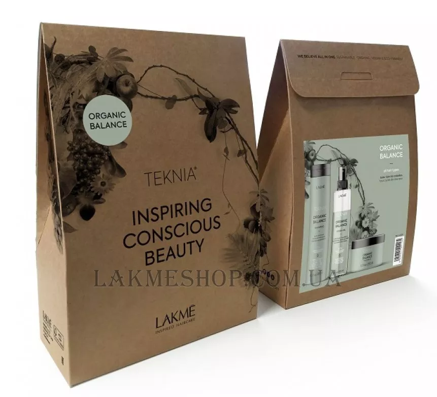 LAKME Teknia Organic Balance Retail Pack - Набір