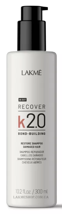 LAKME K2.0 Restore Shampoo - Відновлюючий шампунь для волосся