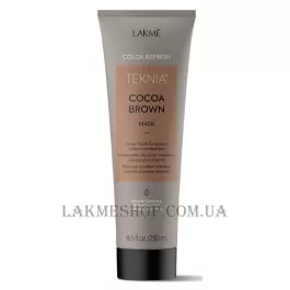 LAKME Teknia Color Refresh Cocoa Brown - Маска для волосся коричневих відтінків
