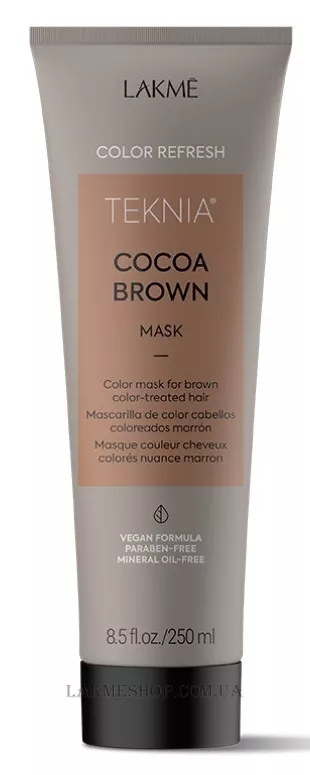 LAKME Teknia Color Refresh Cocoa Brown - Маска для волосся коричневих відтінків